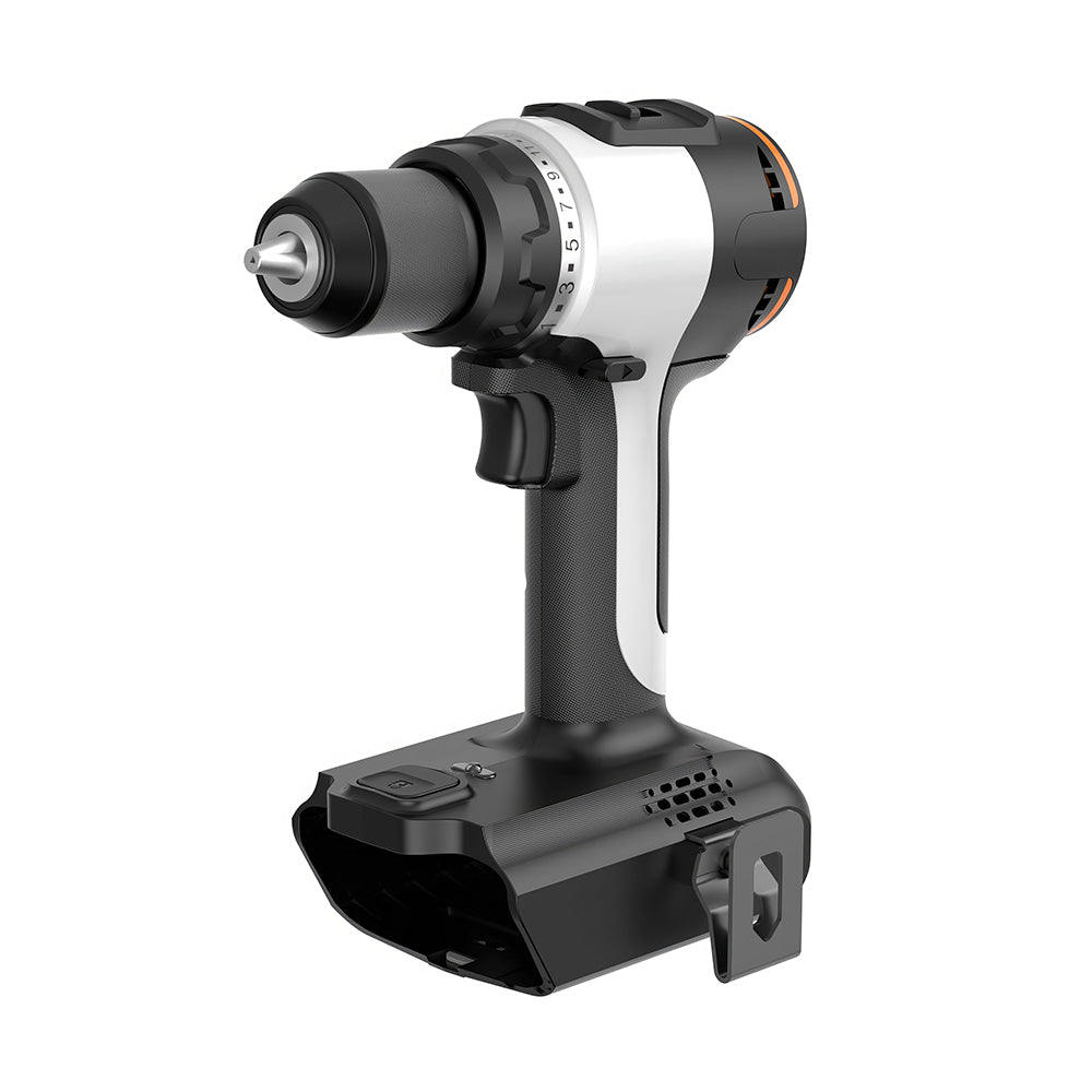 20V Cordless Drill Driver, 1/2" Chuck, 2-Speed, 443 In-lbs Torque, 21+1 Clutch