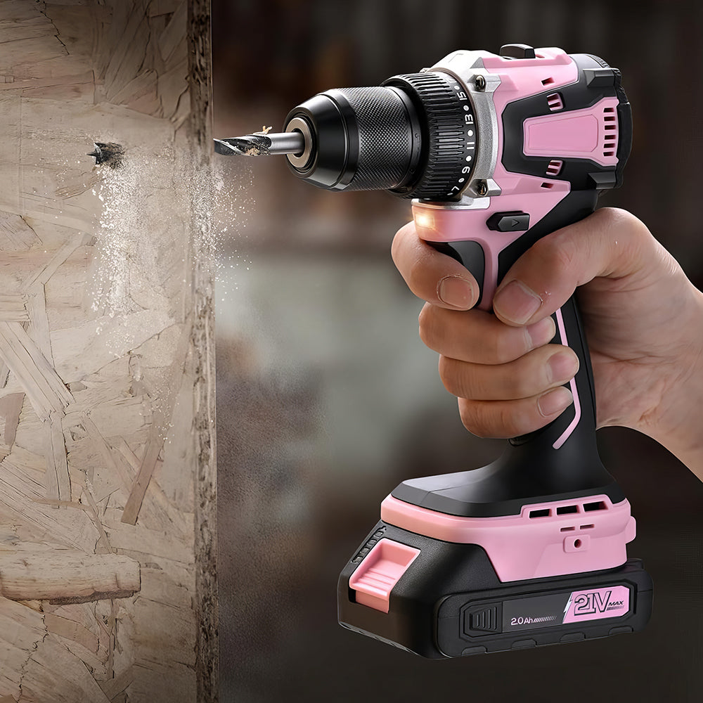 20V Brushless Cordless Drill Set with 2.0Ah Battery & Charger