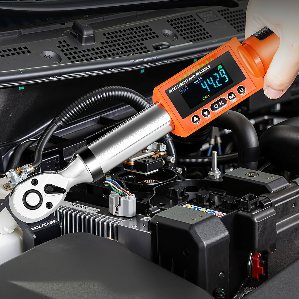 Digital Torque Wrench Set 3/8" & 1/2" Drive, ±2% Accuracy, LED Display