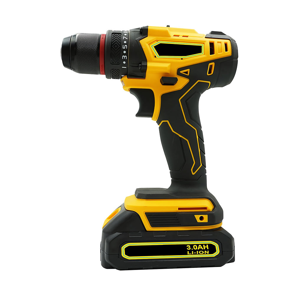 20V Brushless Cordless Drill Set with 2.0Ah Battery & Charger – Gray