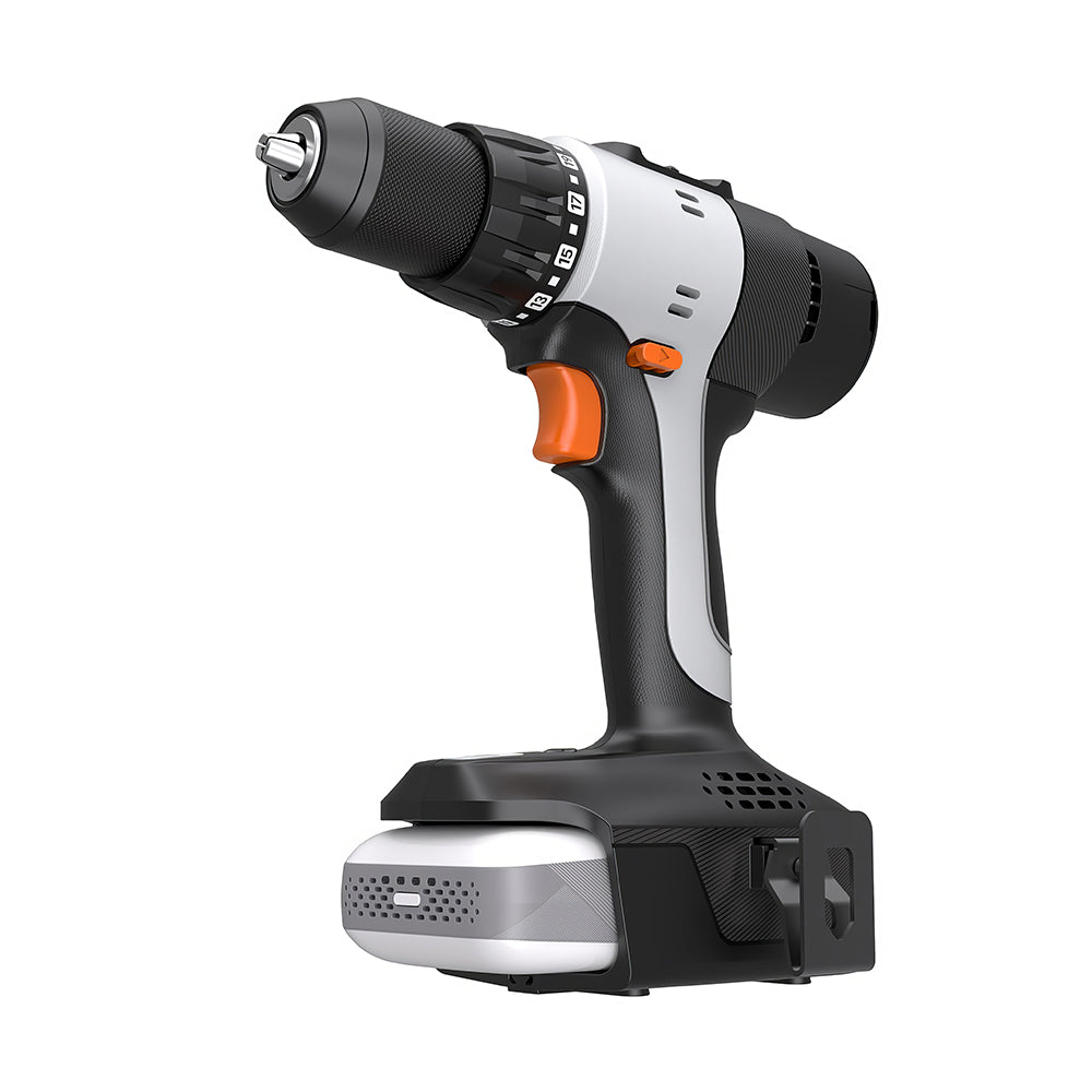 20V Cordless Drill Driver, 1/2" Chuck, 2-Speed, 443 In-lbs Torque, 21+1 Clutch