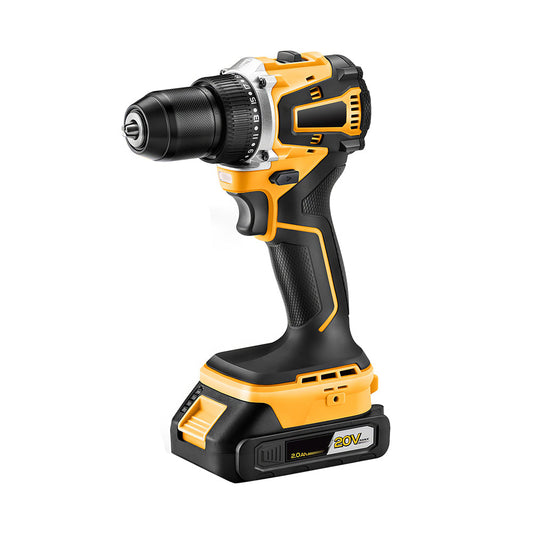 20V Brushless Cordless Drill Set with 2.0Ah Battery & Charger