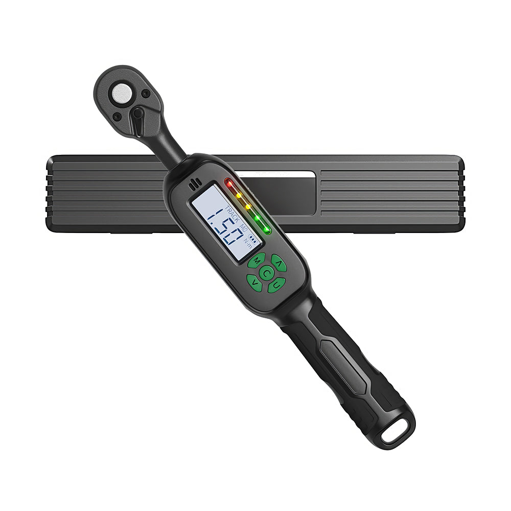 3/8" Digital Torque Wrench 5-99.5 ft-lbs ±2% Accuracy with LCD & Buzzer