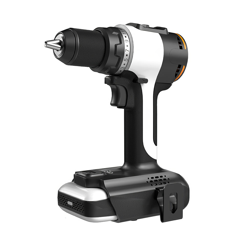 20V Cordless Drill Driver, 1/2" Chuck, 2-Speed, 443 In-lbs Torque, 21+1 Clutch