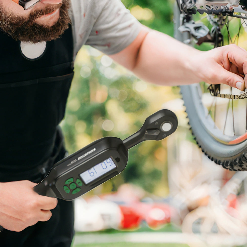 3/8" Digital Torque Wrench 5-99.5 ft-lbs ±2% Accuracy with LCD & Buzzer