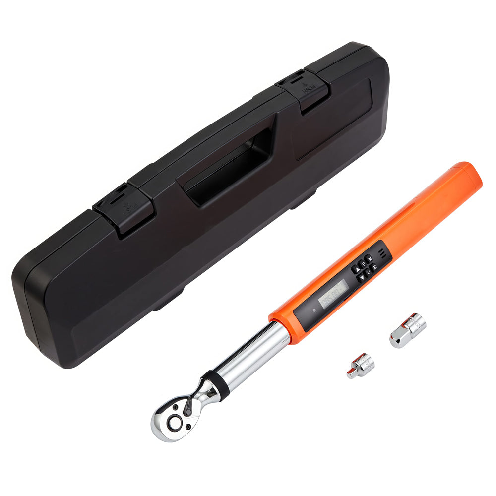 Digital Torque Wrench Set 3/8" & 1/2" Drive, ±2% Accuracy, LED Display