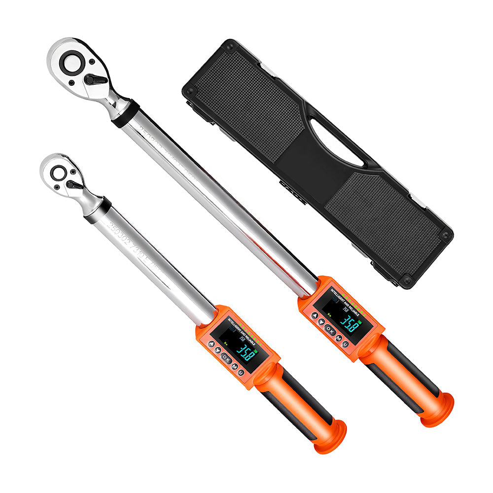 Digital Torque Wrench Set 3/8" & 1/2" Drive, ±2% Accuracy, LED Display